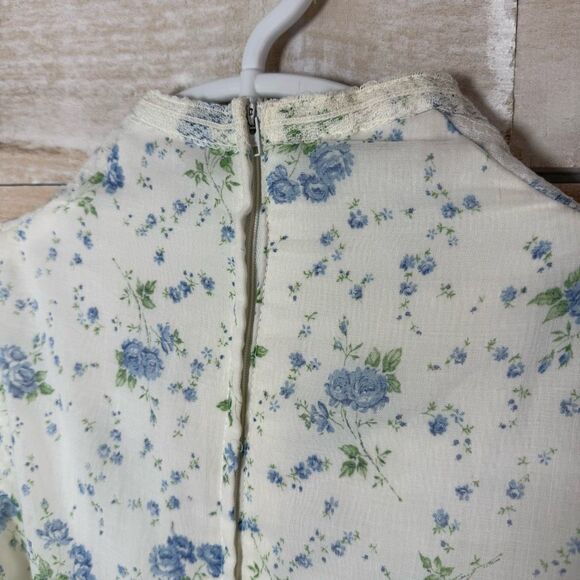 Gunne Sax by Jessica Vintage 70’s Floral Corset Cottage Maxi Dress Size XS/5 - Picture 11 of 12